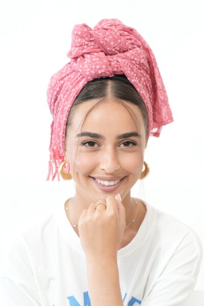 מטפחת אור ורוד